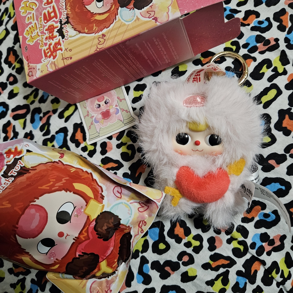Baby Three Cupid Vinyl Plush - Pig